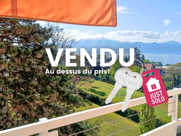 Attique avec vue à Lausanne
