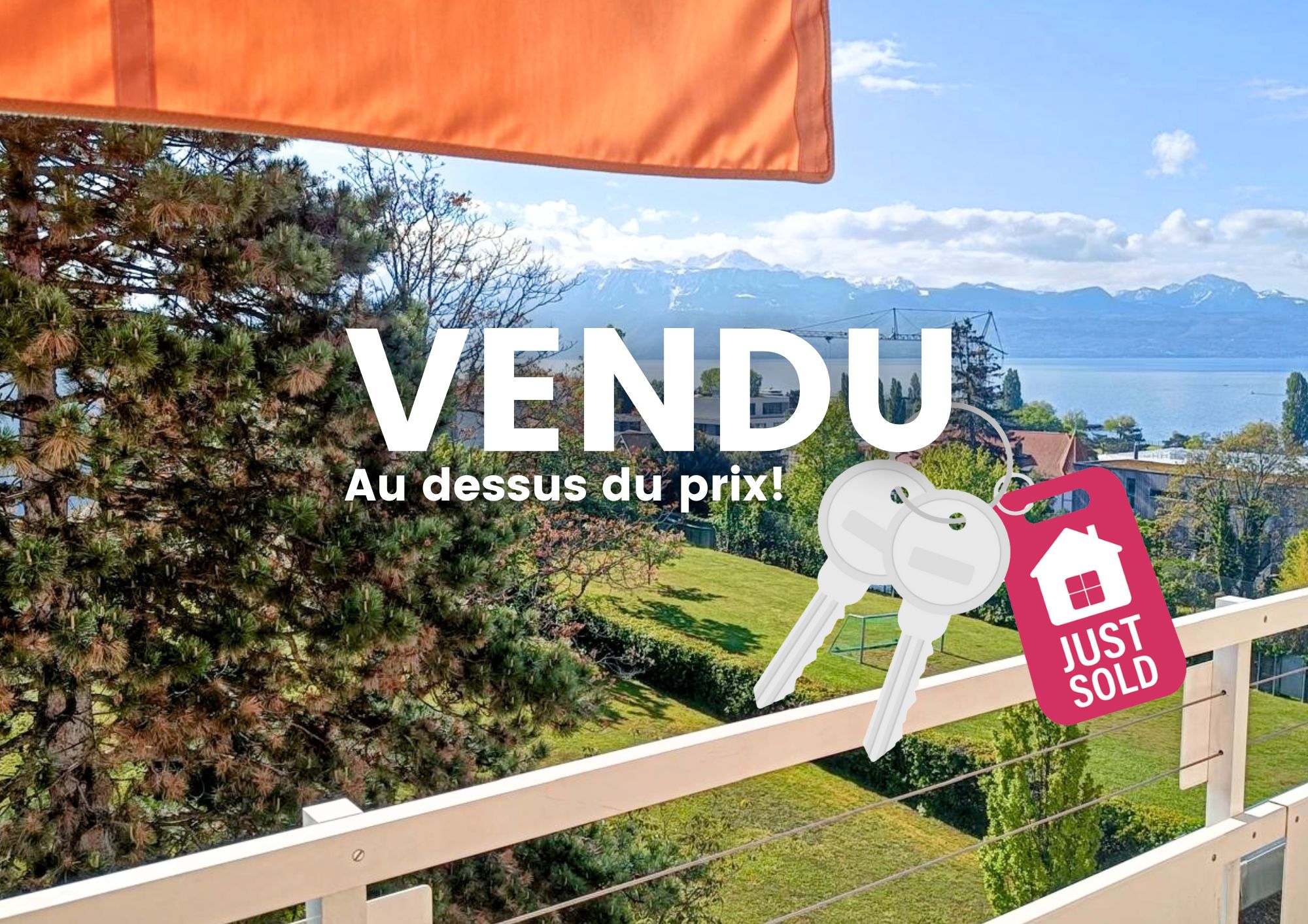 Attique avec vue à Lausanne
